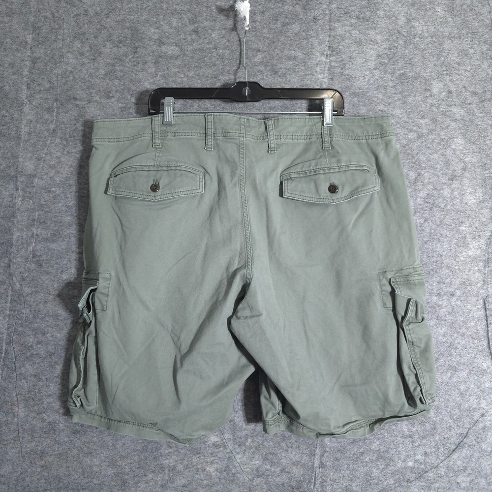 Gap Cargo Shorts Men's 4o Green Cotton Vintafli Solid Pockets VTG Carpenter Y2K - Picture 4 of 16